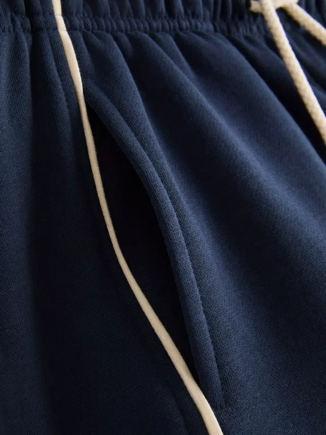 Pantaloni scurți de alergare din tricot cu conținut ridicat de bumbac Pantaloni scurți de alergare din tricot cu conținut ridicat de bumbac
