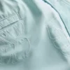 Pantaloni scurți de baie cu broderie în formă de frunză