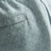 Pantaloni scurți de baie cu imprimeu geometric în formă de evantai