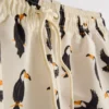 Pantaloni scurți de baie cu imprimeu Toucan și talie cu șnur Pantaloni scurți de baie cu imprimeu Toucan și talie cu șnur