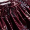 Pantaloni scurți de baie cu palmier brodat