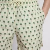 Pantaloni scurți de baie cu textură de palmier
