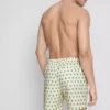 Pantaloni scurți de baie cu textură de palmier