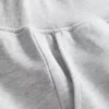 Pantaloni scurți de casă din bumbac cu tiv despicat Pantaloni scurți de casă din bumbac cu tiv despicat
