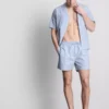 Pantaloni scurți de pijama cu dungi Pantaloni scurți de pijama cu dungi