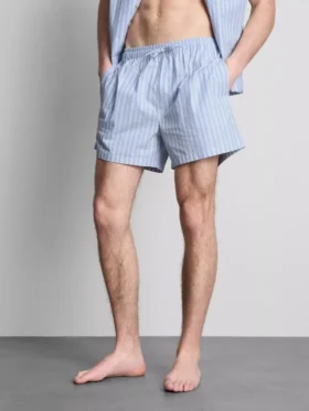 Pantaloni scurți de pijama cu dungi