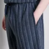 Pantaloni scurți de pijama cu dungi Pantaloni scurți de pijama cu dungi