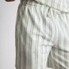 Pantaloni scurți de pijama cu dungi Pantaloni scurți de pijama cu dungi