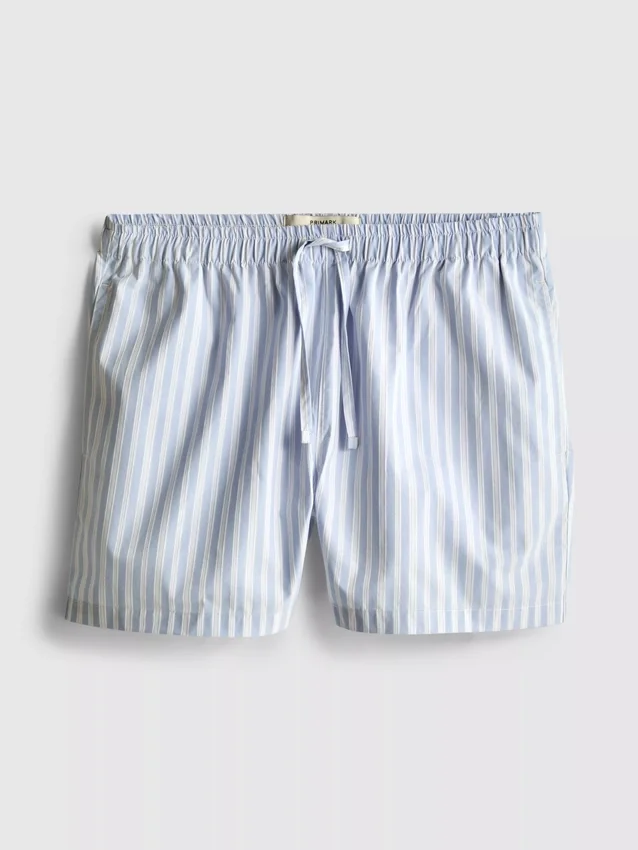 Pantaloni scurți de pijama cu dungi Pantaloni scurți de pijama cu dungi