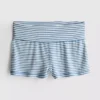 Pantaloni scurți de pijama cu dungi și nervuri, ideali pentru relaxare