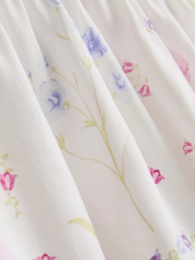 Pantaloni scurți de pijama cu imprimeu floral Pantaloni scurți de pijama cu imprimeu floral