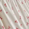 Pantaloni scurți de pijama cu imprimeu și nervuri Pantaloni scurți de pijama cu imprimeu și nervuri