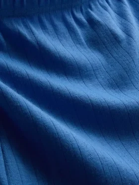 Pantaloni scurți de pijama cu model Pointelle