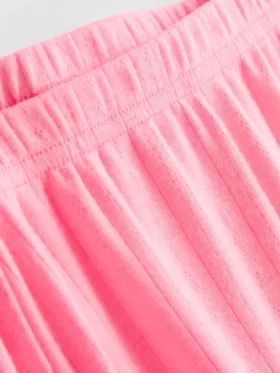 Pantaloni scurți de pijama cu model Pointelle