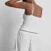 Pantaloni scurți de pijama cu model Pointelle Pantaloni scurți de pijama cu model Pointelle