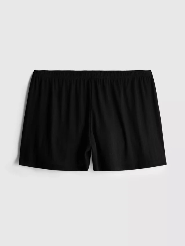 Pantaloni scurți de pijama cu model Pointelle Pantaloni scurți de pijama cu model Pointelle