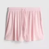 Pantaloni scurți de pijama cu șnur, cu conținut ridicat de modal Pantaloni scurți de pijama cu șnur, cu conținut ridicat de modal