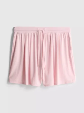 Pantaloni scurți de pijama cu șnur, cu conținut ridicat de modal