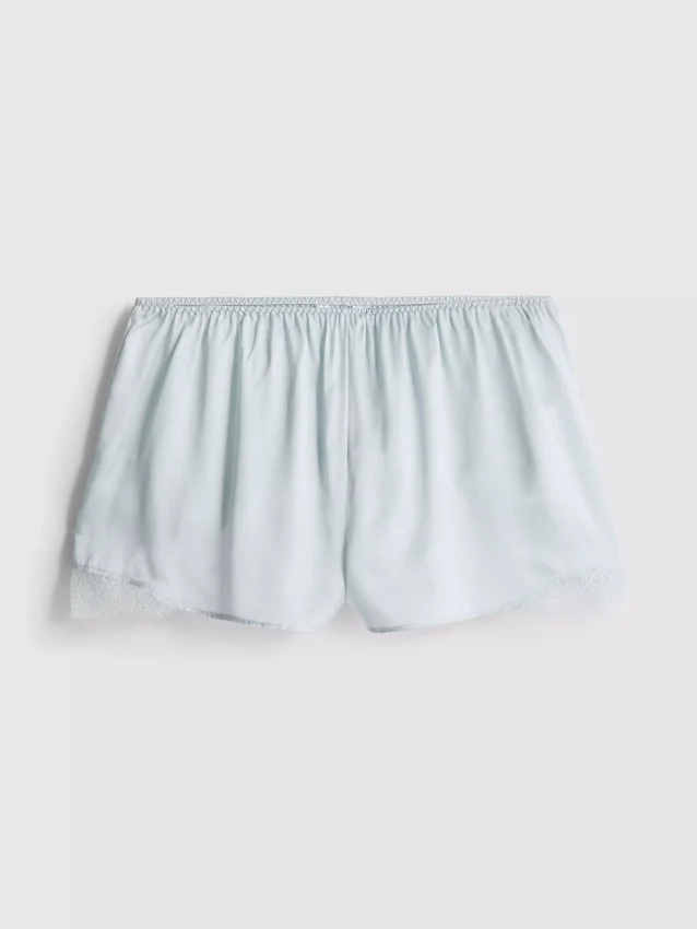Pantaloni scurți de pijama din amestec de mătase Pantaloni scurți de pijama din amestec de mătase