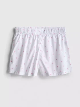 Pantaloni scurți de pijama din bumbac țesut