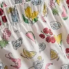 Pantaloni scurți de pijama din bumbac țesut Pantaloni scurți de pijama din bumbac țesut