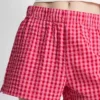 Pantaloni scurți de pijama din bumbac țesut Pantaloni scurți de pijama din bumbac țesut