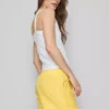 Pantaloni scurți de pijama din bumbac țesut Pantaloni scurți de pijama din bumbac țesut
