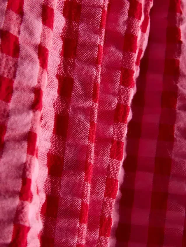 Pantaloni scurți de pijama din bumbac țesut Pantaloni scurți de pijama din bumbac țesut