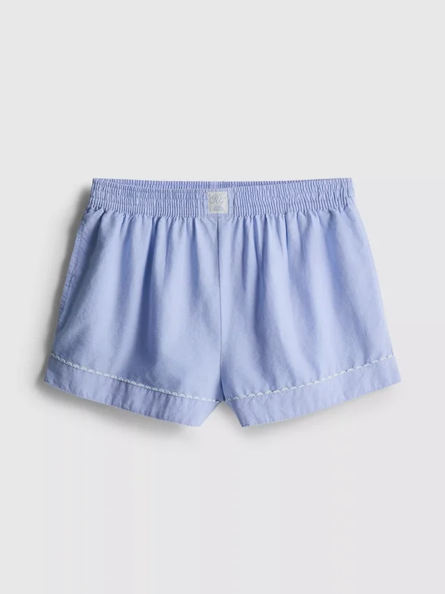 Pantaloni scurți de pijama din bumbac țesut Stacey Solomon Pantaloni scurți de pijama din bumbac țesut Stacey Solomon