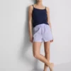 Pantaloni scurți de pijama din bumbac imprimați Pantaloni scurți de pijama din bumbac imprimați