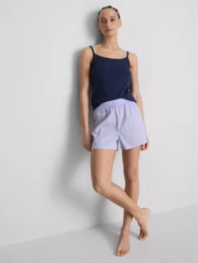 Pantaloni scurți de pijama din bumbac imprimați