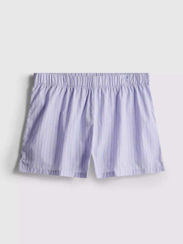 Pantaloni scurți de pijama din bumbac imprimați Pantaloni scurți de pijama din bumbac imprimați