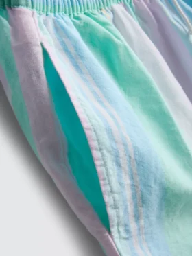 Pantaloni scurți de pijama din bumbac în culori pastelate, ideali pentru relaxare