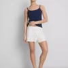 Pantaloni scurți de pijama din tricot cu nervuri
