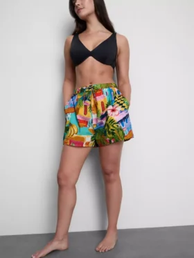 Pantaloni scurți de plajă cu imprimeu