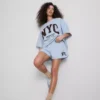 Pantaloni scurți de relaxare din bumbac, în stil NYC Pantaloni scurți de relaxare din bumbac, în stil NYC