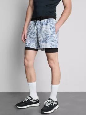 Pantaloni scurți de sală 2-în-1