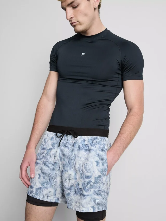 Pantaloni scurți de sală 2-în-1 Pantaloni scurți de sală 2-în-1