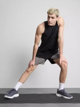 Pantaloni scurți de sport cu blocuri de culoare