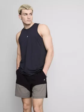 Pantaloni scurți de sport cu blocuri de culoare