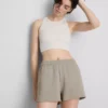 Pantaloni scurți de timp liber, cu croială lejeră, cu conținut ridicat de bumbac Pantaloni scurți de timp liber, cu croială lejeră, cu conținut ridicat de bumbac