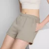 Pantaloni scurți de timp liber, cu croială lejeră, cu conținut ridicat de bumbac Pantaloni scurți de timp liber, cu croială lejeră, cu conținut ridicat de bumbac