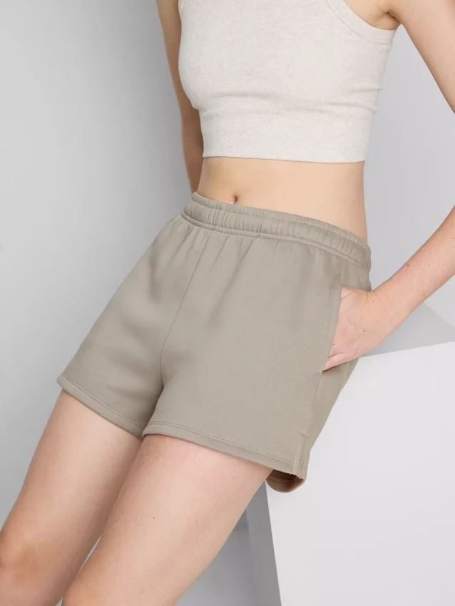 Pantaloni scurți de timp liber, cu croială lejeră, cu conținut ridicat de bumbac Pantaloni scurți de timp liber, cu croială lejeră, cu conținut ridicat de bumbac