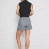 Pantaloni scurți de trening din denim de bumbac Pantaloni scurți de trening din denim de bumbac