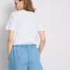 Pantaloni scurți de trening din denim de bumbac Pantaloni scurți de trening din denim de bumbac