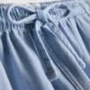 Pantaloni scurți de trening din denim de bumbac Pantaloni scurți de trening din denim de bumbac