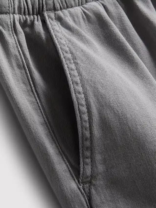 Pantaloni scurți de trening din denim de bumbac Pantaloni scurți de trening din denim de bumbac
