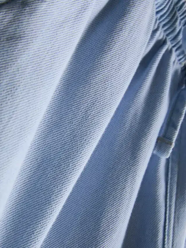 Pantaloni scurți de trening din denim de bumbac Pantaloni scurți de trening din denim de bumbac