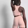 Pantaloni scurți de yoga cu talie înaltă Pantaloni scurți de yoga cu talie înaltă