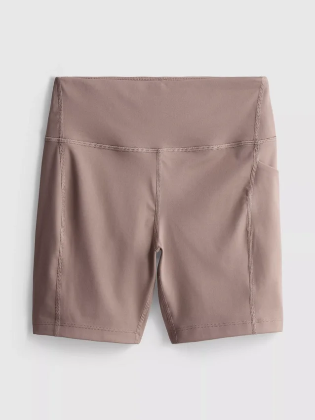 Pantaloni scurți de yoga cu talie înaltă Pantaloni scurți de yoga cu talie înaltă